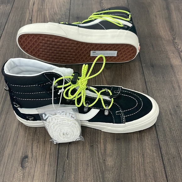 Vans Sk8-Hi Echo DX Hairy Suede Black Sneakers High-Top Shoes 2022 - Picture 6 of 6